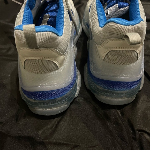 Royal blue and grey shoes - Picture 4 of 6